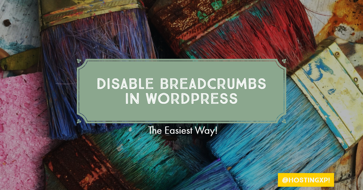 How to Disable Breadcrumbs in WordPress