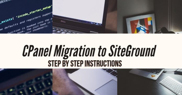 CPanel Migration to SiteGround