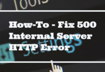 Fix 500 Internal Server HTTP Error