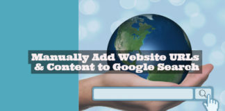 Add Website Content URLs to Google