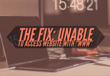 How to Fix Unable to access Website with “www”