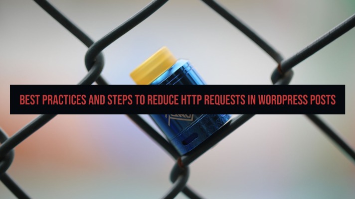 Best Practices and Steps to reduce HTTP requests in WordPress Posts